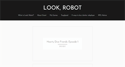 Desktop Screenshot of lookrobot.co.uk