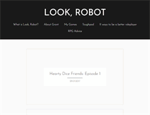 Tablet Screenshot of lookrobot.co.uk